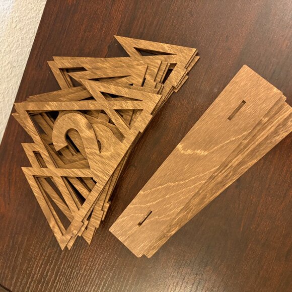 Mountain Wedding Table Numbers - Picture 3 of 3